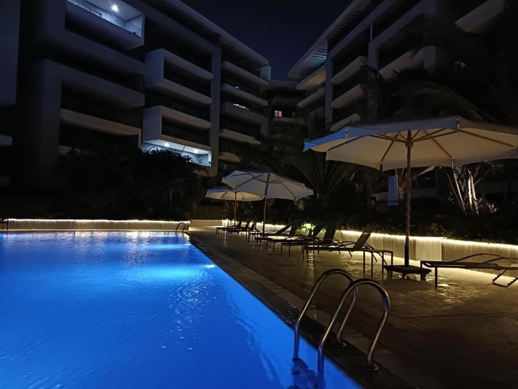 Parkside Boutique 3 Bbr Serviced Apartment - Ocean Blue - Near Airport 카이로 외부 사진